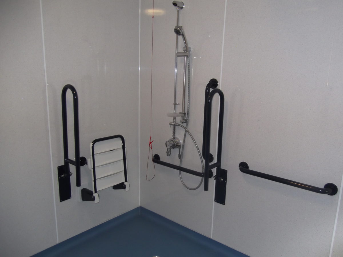 Accessible shower room